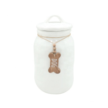 High Quality Pet Food Storage Dog Ceramic Jar